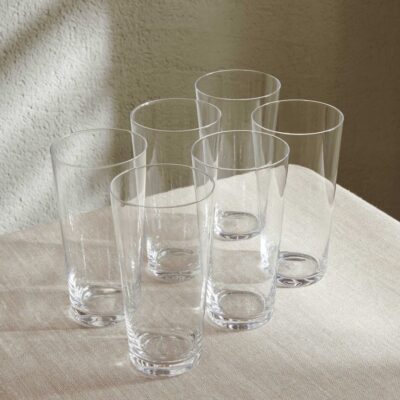 Neptune Greenwich Tall Water Glasses, Set Of 6  Hot