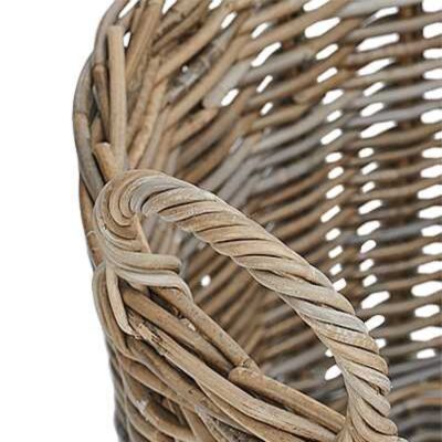 Neptune Somerton Round Log Basket  New