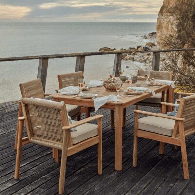 Neptune Kew 6 Seater Dining Set With Kew Carver Chairs  Online