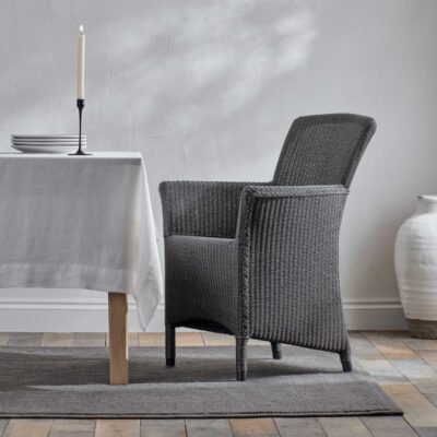 Neptune Havana Lloyd Loom Armchair, Slate  Best