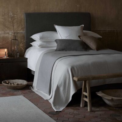 Neptune Ardel Linen Bedspread  Hot