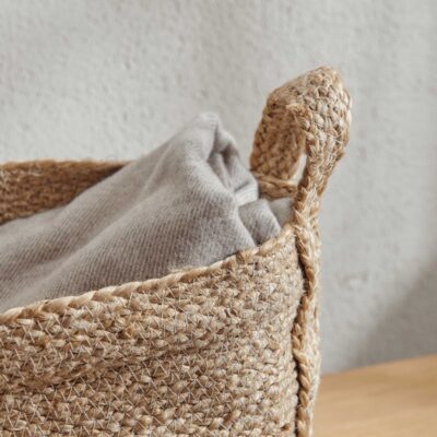 Neptune Arbroath Jute Basket  Online